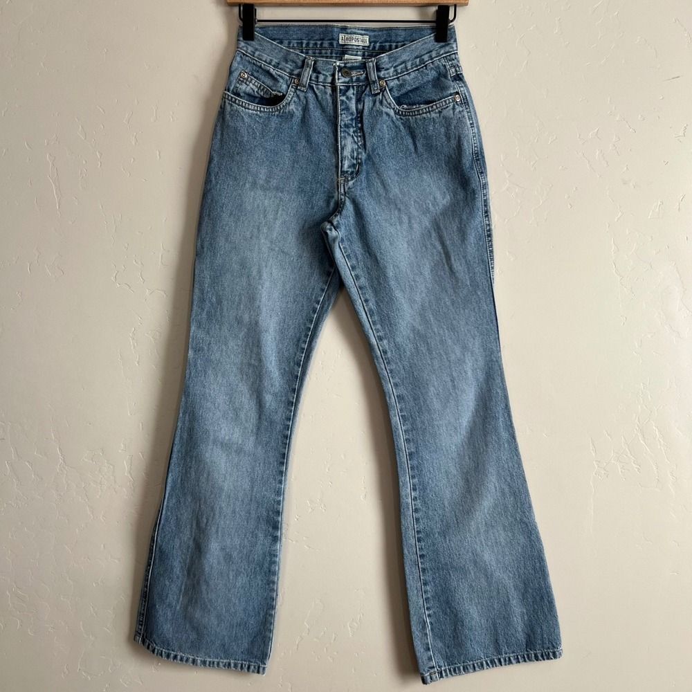 Aeropostale Y2K Flare Wide‎ Leg Cargo Jeans Womens Size 2 Vintage